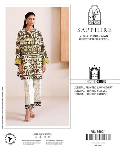 SAPPHIRE Premium LAWN - ᖴᗩᗷᖇᎥᑕᗝᖇᗩ