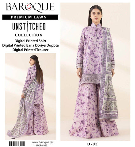 BAROQUE digital printed shirt &Trouser - ᖴᗩᗷᖇᎥᑕᗝᖇᗩ
