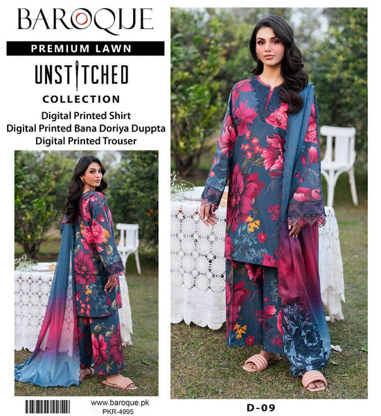 BAROQUE digital printed shirt &Trouser - ᖴᗩᗷᖇᎥᑕᗝᖇᗩ