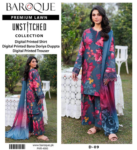 BAROQUE digital printed shirt &Trouser - ᖴᗩᗷᖇᎥᑕᗝᖇᗩ