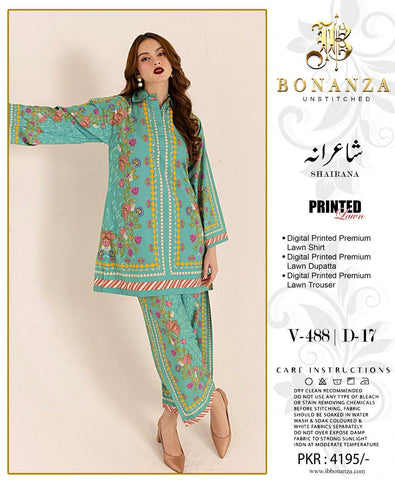 BONANZA 3PC DIGITAL PRINTED & COLLECTION - ᖴᗩᗷᖇᎥᑕᗝᖇᗩ