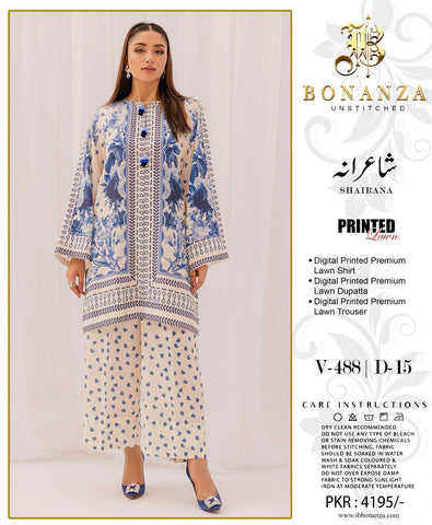 BONANZA 3PC DIGITAL PRINTED COLLECTION - ᖴᗩᗷᖇᎥᑕᗝᖇᗩ