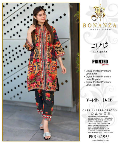 BONANZA 3PC DIGITAL PRINTED COLLECTION - ᖴᗩᗷᖇᎥᑕᗝᖇᗩ
