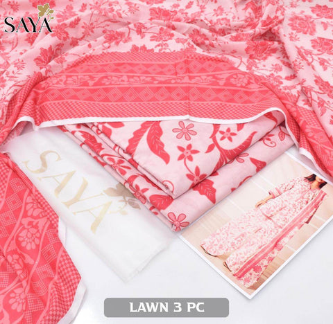 SAYA Lawn | 3 Pcs - ᖴᗩᗷᖇᎥᑕᗝᖇᗩ