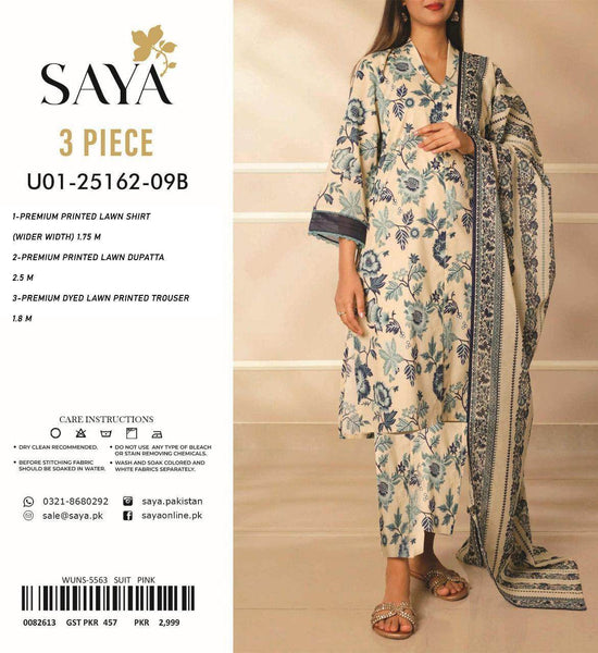 SAYA Lawn 3Pcs - ᖴᗩᗷᖇᎥᑕᗝᖇᗩ