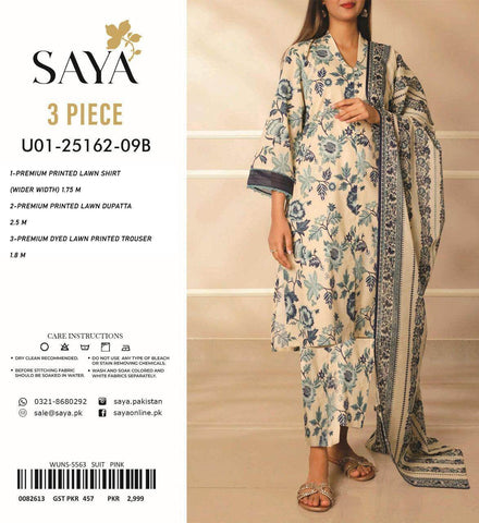 SAYA Lawn 3Pcs - ᖴᗩᗷᖇᎥᑕᗝᖇᗩ