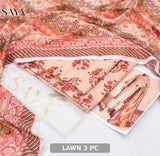 SAYA Lawn 3Pcs suit - ᖴᗩᗷᖇᎥᑕᗝᖇᗩ
