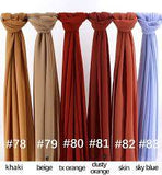 Georgette Hijab Lightweight, breathable - ᖴᗩᗷᖇᎥᑕᗝᖇᗩ